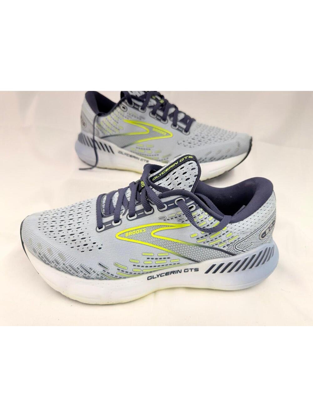 Brooks Glycerin 20 Sneakers Womens 9 B Blue Mesh Running Walking Comfort Shoes